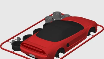 Карта комплекта Honda NSX Type R 6