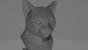 Cat bust 1