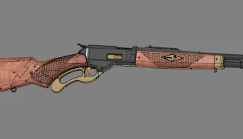 Выкройка Vulture 1886 (мод бластера Nerf для Vulture от M... 2