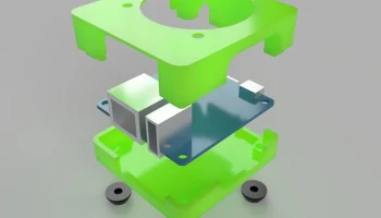 Корпус Orange Pi Zero с 40-мм вентилятором... 2