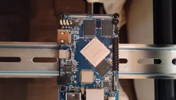 Orange Pi 4 LTS с креплением DIN 2
