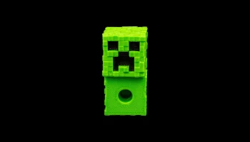 Крышка клапана велосипеда Minecraft Creeper... 2