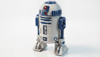 Коллекционная 3D-печать дроида R2-D2 из "Звездных войн".....