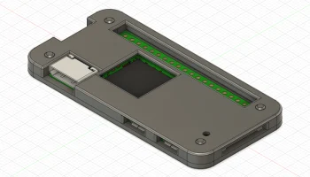 Тонкий безвинтовой корпус Raspberry Pi Zero 2 Вт 1