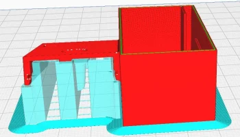 Простое крепление для кулачковой платы ESP32 для Ender 3S.. 3