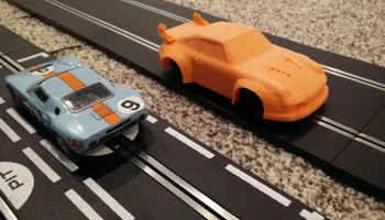 Кузов Porsche 911 GT2 со слотами 6