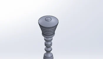 Pion d'&Eacute;checs au Design Futuriste - 3D-модель для печати....