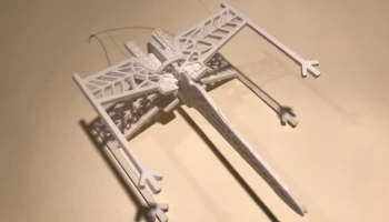 Рождественское украшение в виде карты "Снежинка X-Wing Ki... 2