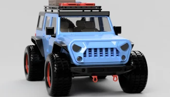JEEP WRANGLER - МАСШТАБ 1:12 (С ФАРАМИ) 2