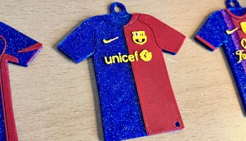 Брелок для футболки ФК "Барселона" - Nike эпохи 2004-2025... 3