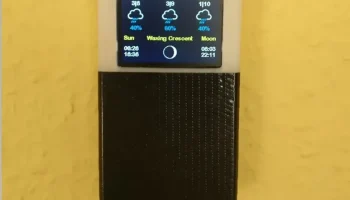 Метеостанция ESP8266 с TFT-экраном 2,2 дюйма (WiFi).........
