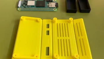 Плоский складной чехол с принтом для Raspberry Pi Zero 2 W 1