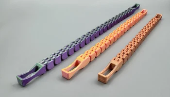 Fidget Chain - шарнирная настольная игрушка, распечатывае... 3