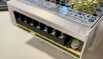 Кронштейн адаптера для DIN-рейки серии Meanwell LRS 150 и.. 1
