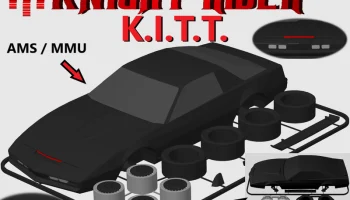 KITT - Knight Rider - карточка Pontiac Firebird Trans Am Kit (масштаб 1:24) 4