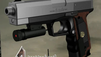 Оригинальный пистолет Леона С.Кеннеди из Resident Evil 4