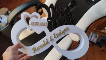 Hochzeit Geschenk Herz Unendlich/свадебный подарок сердце... 2
