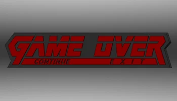 GAME OVER (Metal Gear Solid) - Магнит на холодильник (гор... 2