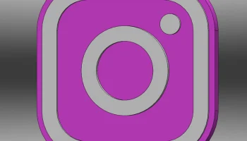 Логотип Instagram - Магнит на холодильник (горячая замена... 1