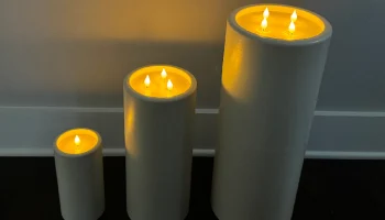 Свечи-колонны - 3 размера - Вставки для светодиодных чайн...