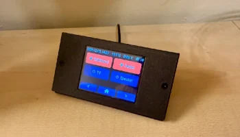Настольный корпус для сенсорного дисплея ESP32 с диагонал..