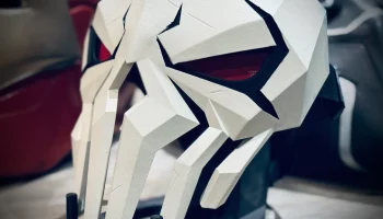 Каратель 2099 Маска в стиле Marvel Rivals Каратель 2099 Маска в стиле Marvel Rivals