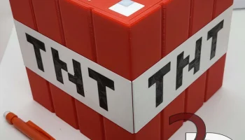 Копилка Майнкрафт ТНТ 1