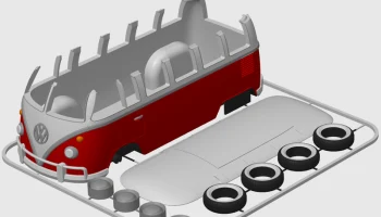 Карта комплекта VW T1 Bus Samba "Bulli" 4