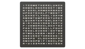 WordClock 16x16 - 2025 г. 8