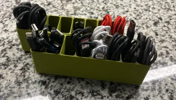 USB-кабельный менеджер Gridfinity 1x4 2