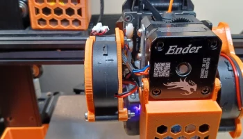 Крышка шагового двигателя - Ender 3 V3 SE... 1