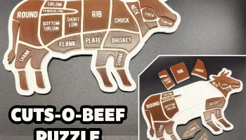 Пазл Cuts-O-Beef 2 цвета Пазл Cuts-O-Beef 2 цвета