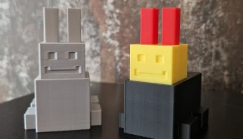 Liegender Hase в Minecraft Design