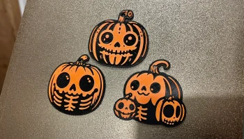 Тыква 3 дизайнов Halloween Skeleton Edition 1