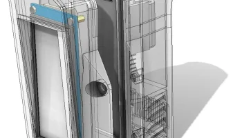 E-Ink дисплей/термометр, корпус регистратора для наружног.. 3