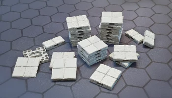 (Устарело) Masterful Dungeon Tiles v1 (Устарело) - модульная плитка подземелья 2x2 - система сменной верхней части для D&D и ролевых игр