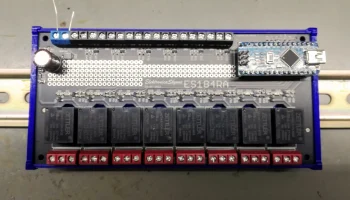 Корпус на DIN-рейке для платы 75 мм. 4