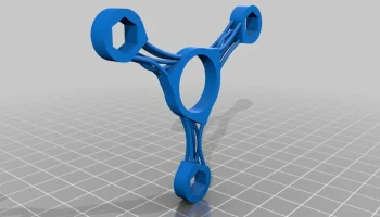 Сетка Fidget Spinner / веб-дизайн для двойной экструзии... 3