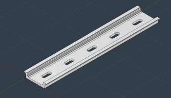 DIN-рейка размером 35x7,5 с параметрами Fusion360........ 1