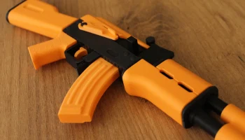 Карманная винтовка АК-47 - игрушка с продольно-скользящим... 3
