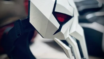 Каратель 2099 Маска в стиле Marvel Rivals 5