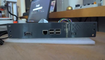 10-дюймовая стойка 1U DIY PiKVM V1