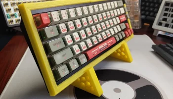 Поднятая подставка для клавиатуры шестиугольной конструкц...