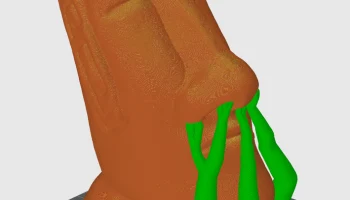 Подставка для наушников и декоративная скульптура Moai He... 5