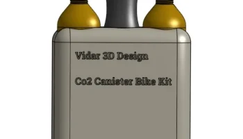 Велосипедный комплект канистры с CO2 с клапанным инструме... 5
