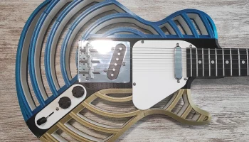 Modulcaster - Les Paul - модульная гитара, напечатанная на 3D-принтере, со сменными стилями. 1