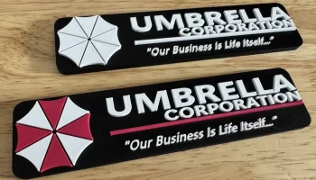 Логотип Umbrella Corp. со слоганом (Resident Evil/Biohaza...