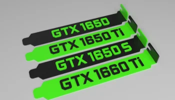 Крышки слотов PCI/PCI-E для Nvidia GeForce GTX 1600 серии...
