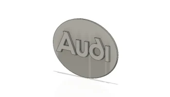 Логотип Audi, овал 1