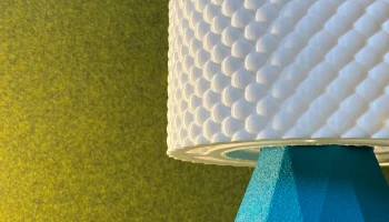 Настольная лампа Bubble Dot Boho с граненым ромбовидным о...